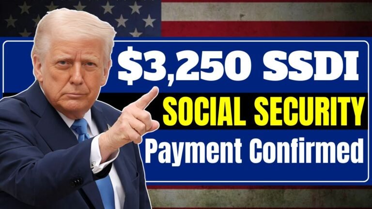 $3,250 SSDI & Social Security Payment Confirmed